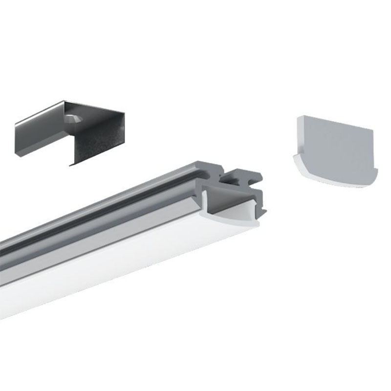 Aluminum LED Strip Diffuser Channel For 12mm LED Lighting Strips